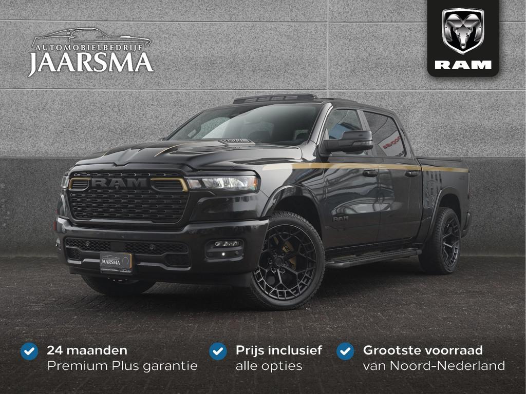 Dodge Ram 1500 Sport 426 Pack 3.0 STT 426pk CrewCab |426 Pac, Auto's, Automaat, Zwart, LED verlichting, Zwart