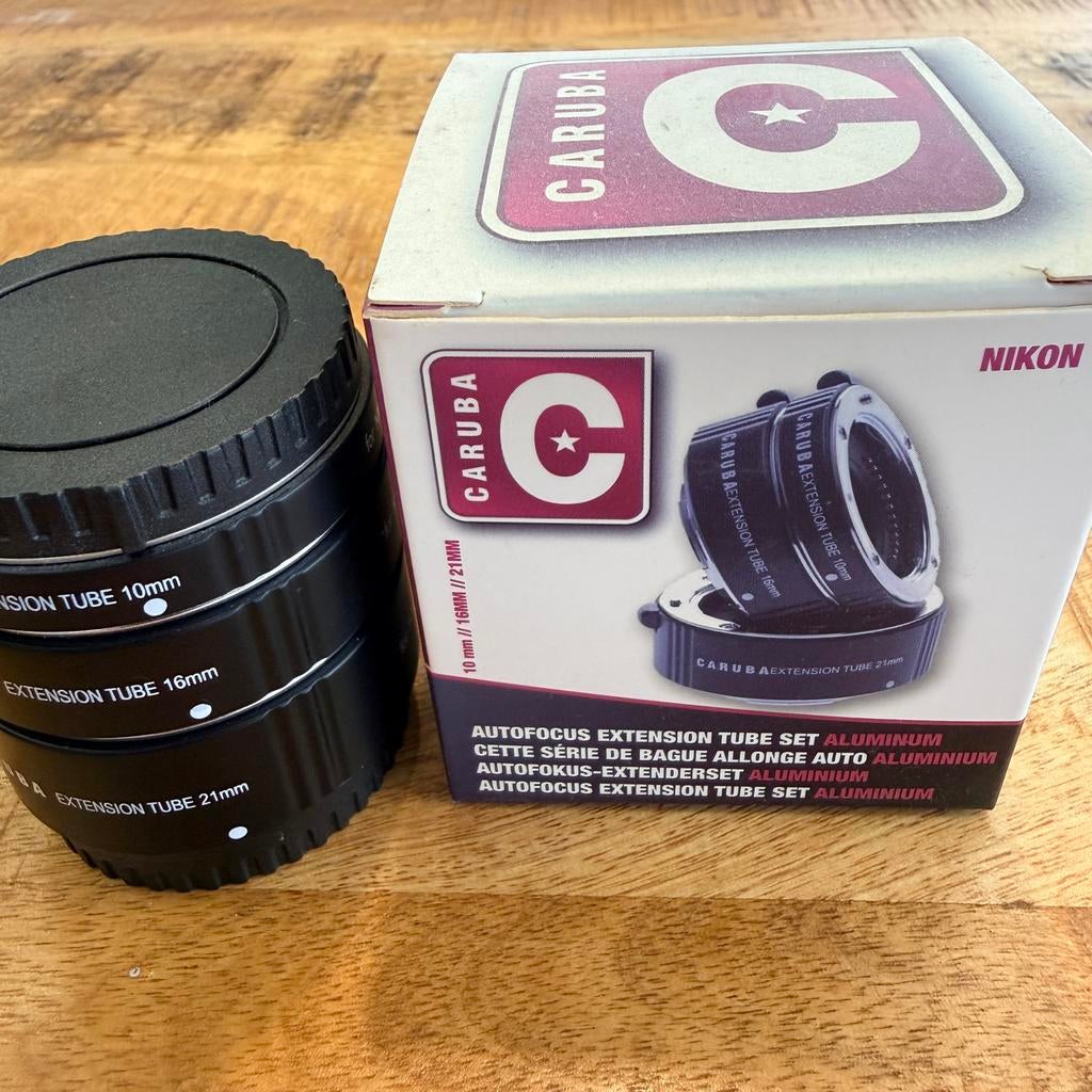 Caruba Macro tussenringen voor Nikon, Ophalen of Verzenden, Caruba, Caruba, Caruba