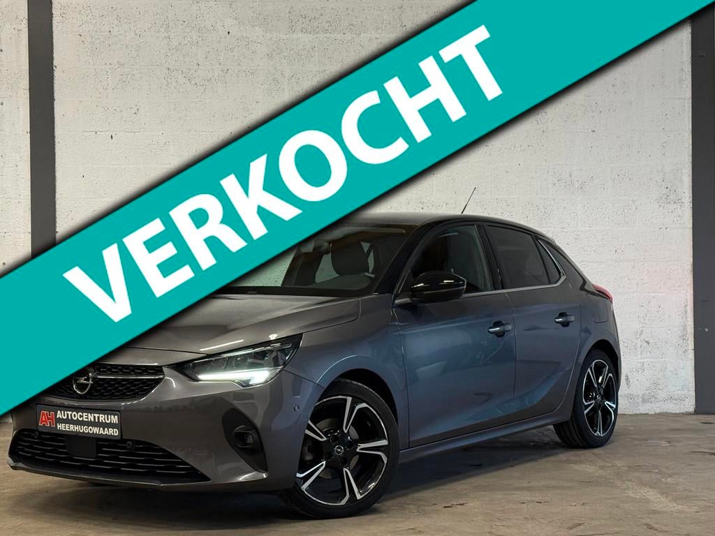 Opel Corsa 1.2 GS Line Glasdak|LED|Navi Carplay|Cruise|Deale, Auto's, Opel, Voorwielaandrijving, Gebruikt, 1199 cc, Leder en Stof