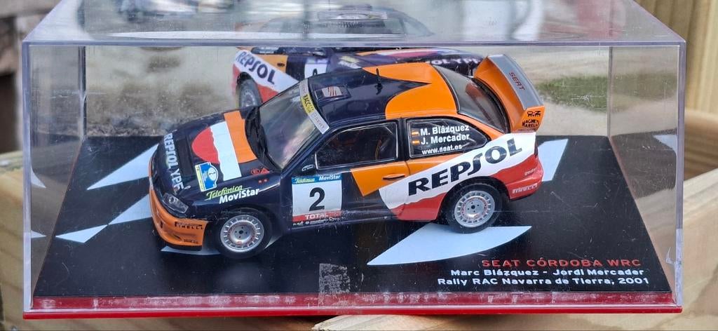 Seat Cordoba WRC Rally modelauto, Ophalen of Verzenden, Auto, Overige merken