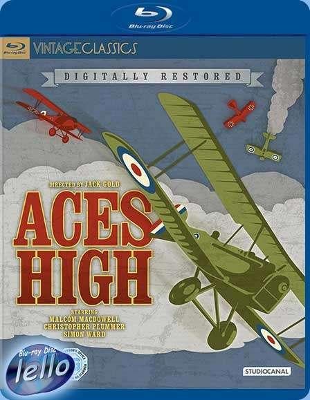 Blu-ray: Aces High (1976 Malcolm McDowell) UK niet NLO, Ophalen of Verzenden, Nieuw in verpakking, Actie
