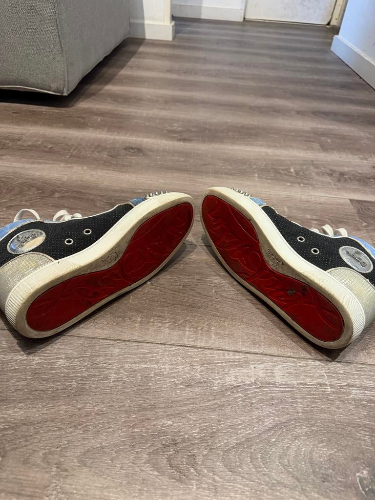 Christian Louboutin sneakers, Ophalen of Verzenden, Gedragen, Zwart, Sneakers of Gympen