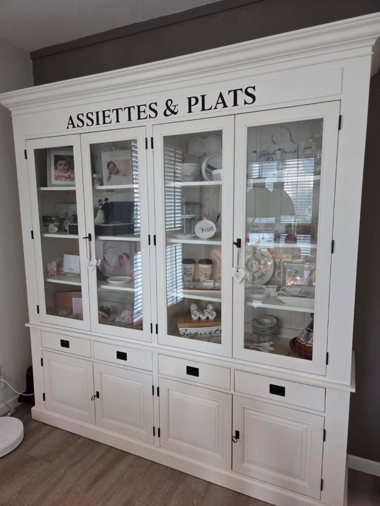 Buffetkast / servieskast (landelijke stijl), Ophalen, Gebruikt, Met deur(en), 200 cm of meer