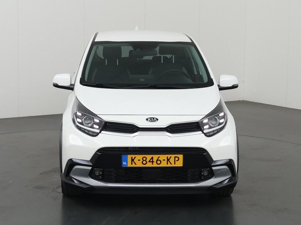Kia Picanto 1.0 T-GDi X-Line 5p | Lederen Bekleding | Stoel/, Auto's, Kia, Voorwielaandrijving, 101 pk, Gebruikt, Wit