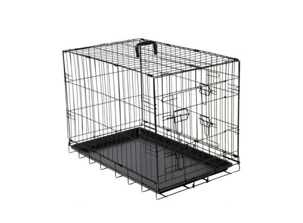 Draadkooi bench hond 2 deurs, Ophalen, Gebruikt