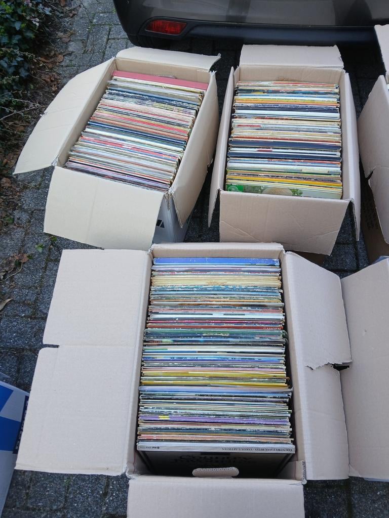 7 dozen met vinyl, Ophalen, Gebruikt, 12 inch