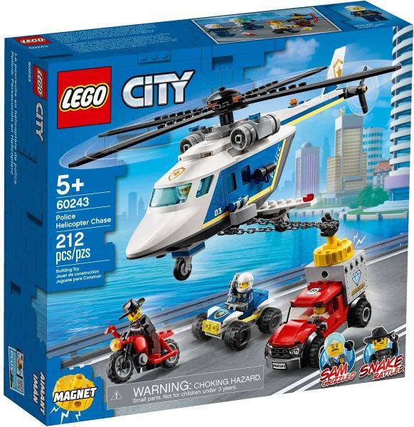 Lego City set 60243 Politiehelikopter achtervolging, Kinderen en Baby's, Speelgoed | Duplo en Lego, Nieuw, Lego, Complete set