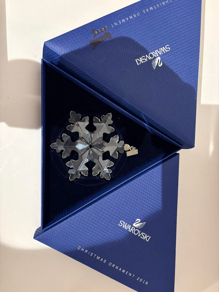 Swarovski kerst ster 2016, Verzamelen, Swarovski, Ophalen of Verzenden, Zo goed als nieuw, Figuurtje