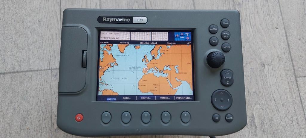 Raymarine C70 kaartplotter fishfinder., Watersport en Boten, Ophalen of Verzenden, Zo goed als nieuw, Kaartplotter of Fish Finder