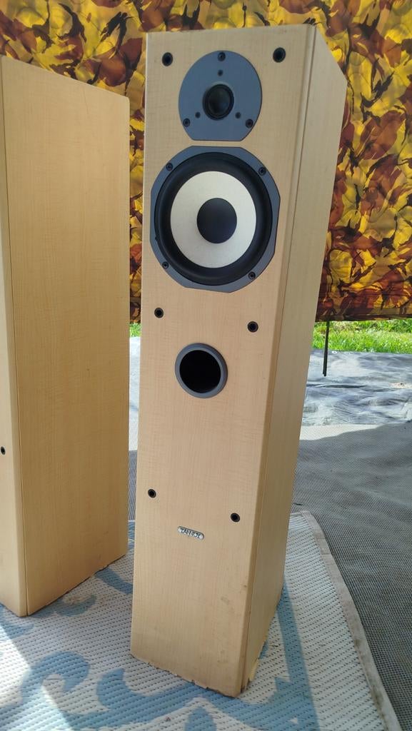 Tannoy Mercury MX3 vloerstaande speakers, Gebruikt, 120 watt of meer, Front, Rear of Stereo speakers, Ophalen