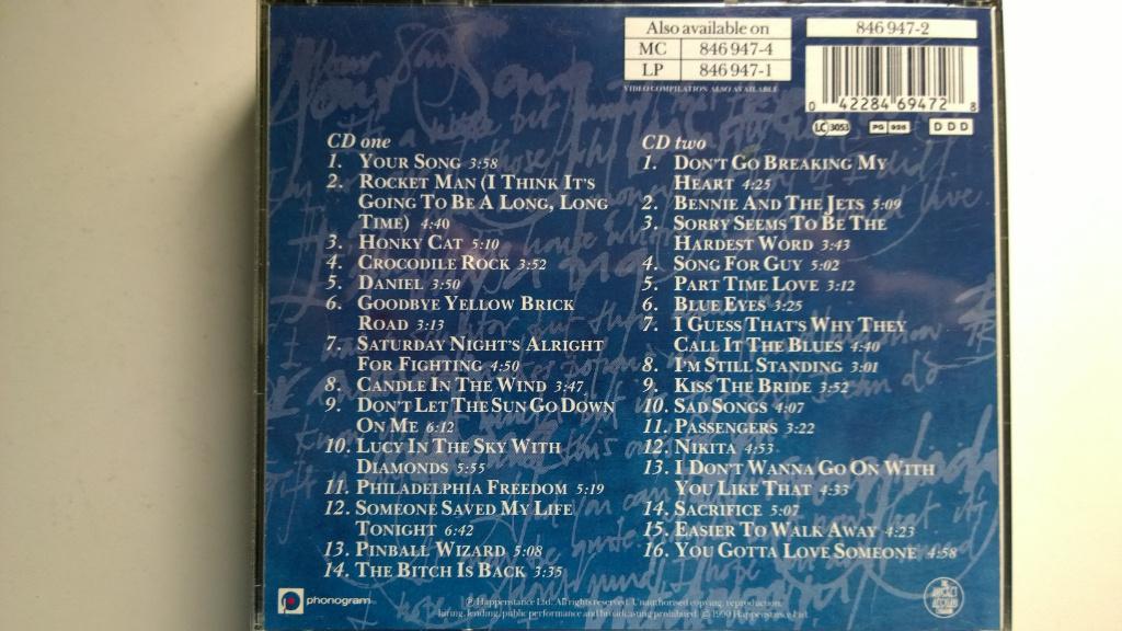 Elton John - The Very Best Of Elton John, Ophalen of Verzenden, 1980 - 1989, Zo goed als nieuw