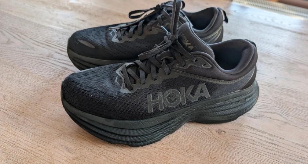 Hoka Bondi 8 sportschoenen zwart maat 40 maat 25, Hoka, Zwart, Ophalen of Verzenden, Zo goed als nieuw