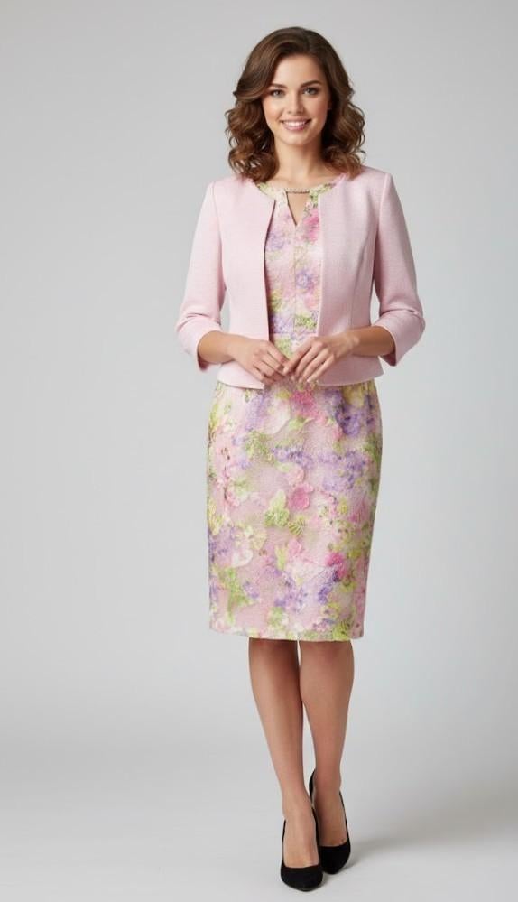 jurk + Jasje Sonia Pen Couture, Sonia Pen Couture, Verzenden, Zo goed als nieuw, Roze