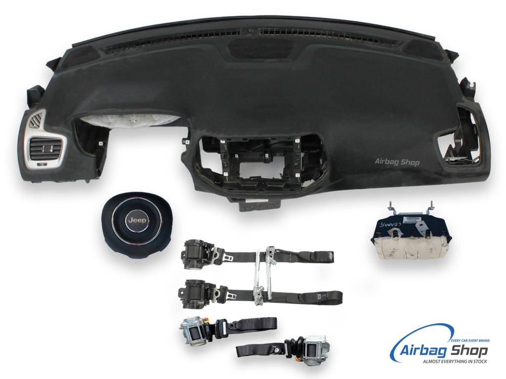 Airbag set Dashboard zwart speaker Jeep Compass (2016-...), Auto-onderdelen, Gebruikt, Ophalen of Verzenden