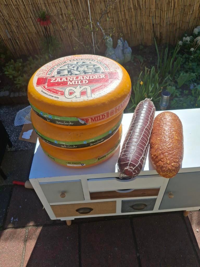 Reclame materiaal: Zaanlander kaas en worst displays, Ophalen of Verzenden, Gebruikt, Overige typen