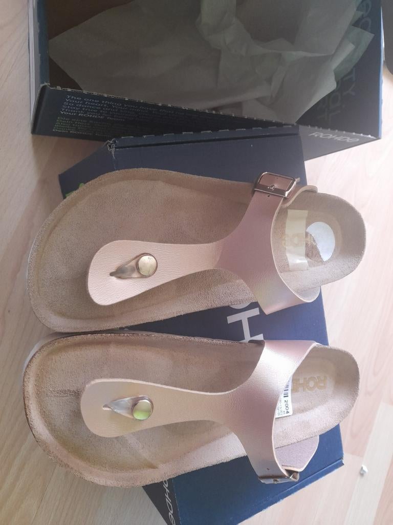 SLIPPERS maat 40 Nieuw Rohde birkenstock, Slippers, Overige kleuren, Ophalen of Verzenden, Rohde