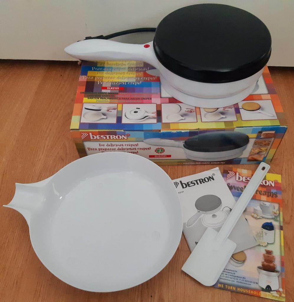 Snoerloos Bestron Crepe Maker / Crêpemaker, Ophalen of Verzenden, Zo goed als nieuw