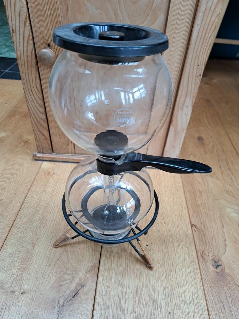 Vintage Bodum Santos vacuüm koffiezetapparaat, Witgoed en Apparatuur, Koffiezetapparaten, Ophalen, Gebruikt, Overige modellen