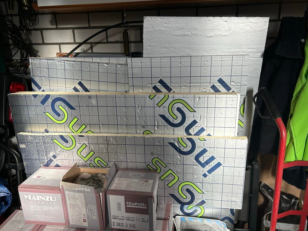 Isolatieplaten dubbelzijdig aluminium (PIR), Doe-het-zelf en Verbouw, Isolatie en Afdichting, Minder dan 4 cm, Zo goed als nieuw