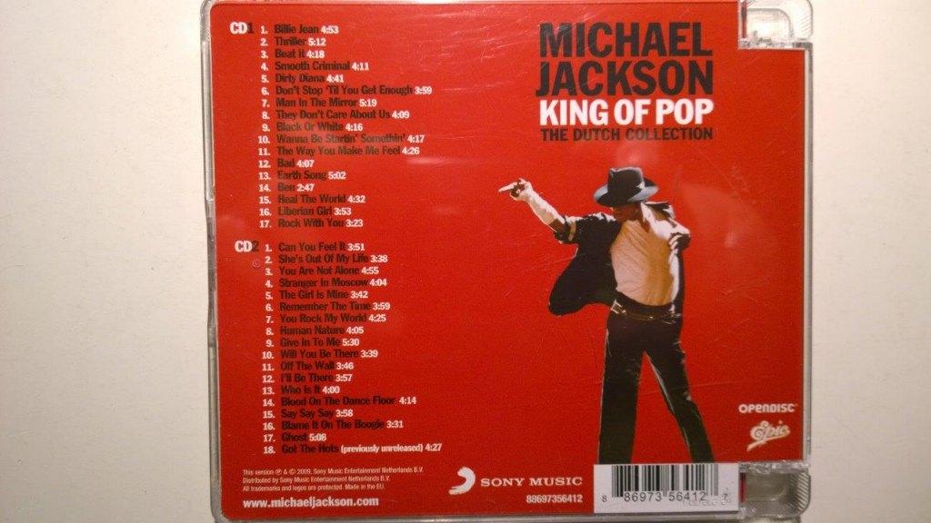 Michael Jackson - King Of Pop (The Dutch Collection), Ophalen of Verzenden, 1980 - 1989, Zo goed als nieuw
