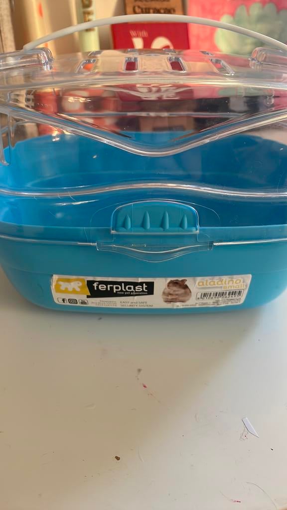 Hamster reis koffertje, Ophalen of Verzenden, Nieuw, Transportkoffer of -box
