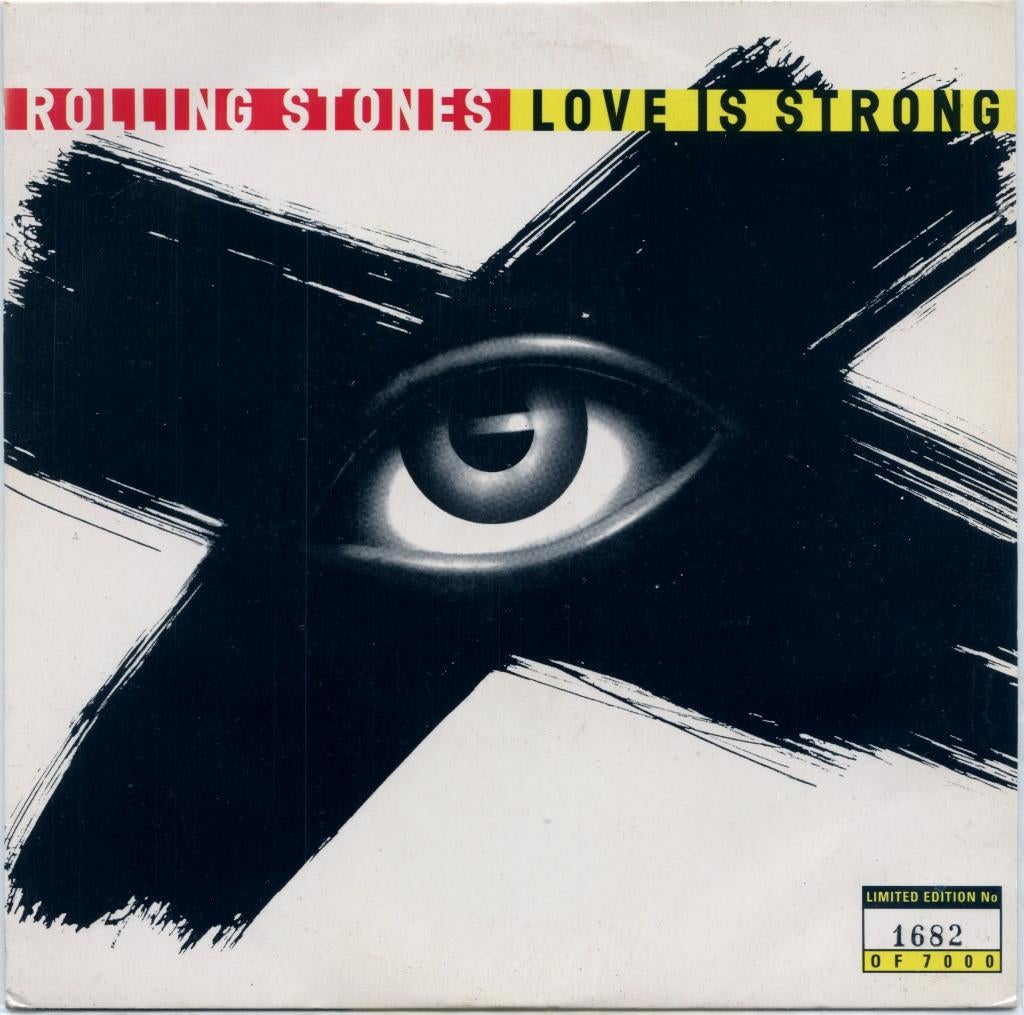 Rolling Stones - Love Is Strong (UK numbered), Gebruikt, 7 inch, Single, Ophalen of Verzenden