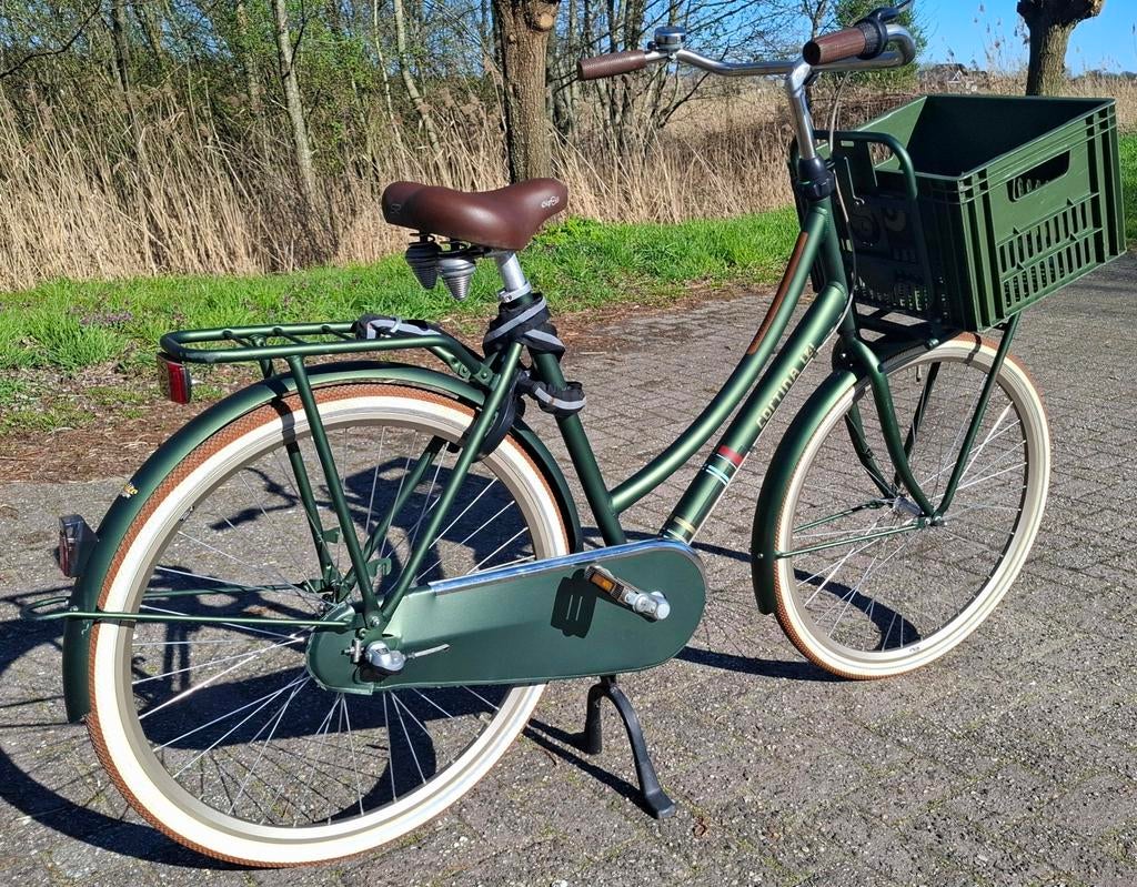 Hippe groene Cortina U4 damesfiets, 28inch, 57cm hoog✅️, Ophalen, Versnellingen, 56 cm of meer, Zo goed als nieuw
