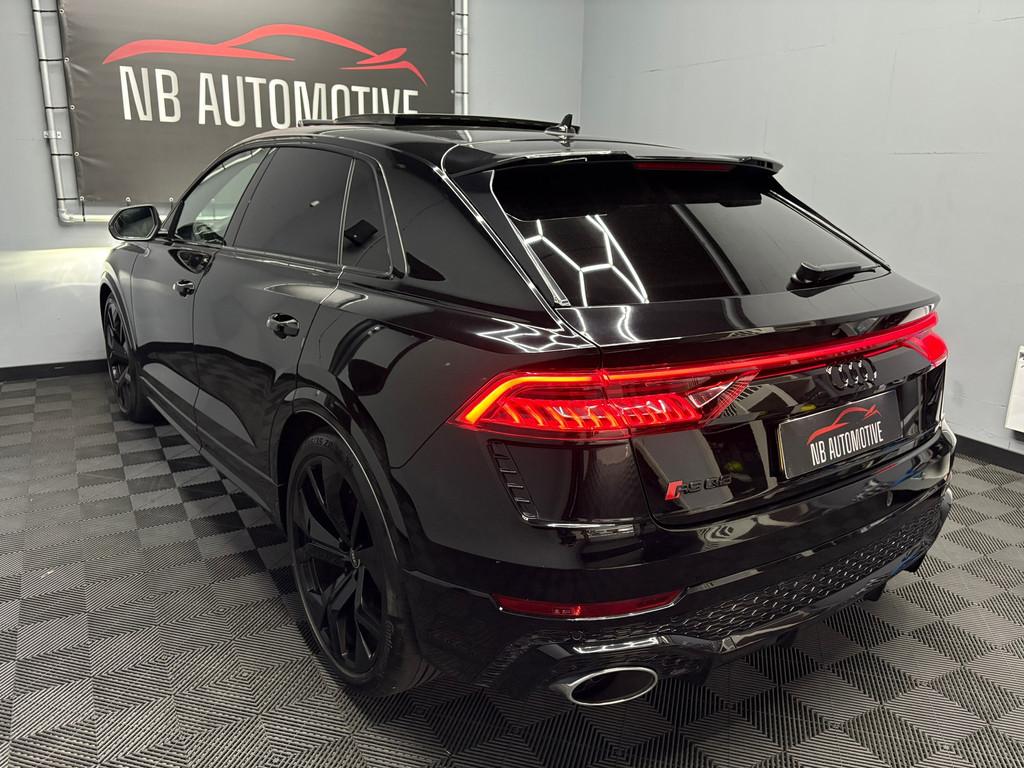 Audi RSQ8 4.0 TFSI quattro RS Seats Pano, Auto's, Audi, Gebruikt, 600 pk, Zwart, Leder