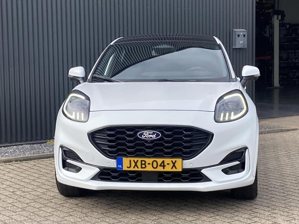 Ford Puma 1.0 EcoBoost Hybrid 125 pk ST-Line Automaat Afneem, Wit, Bedrijf, USB, 3 cilinders
