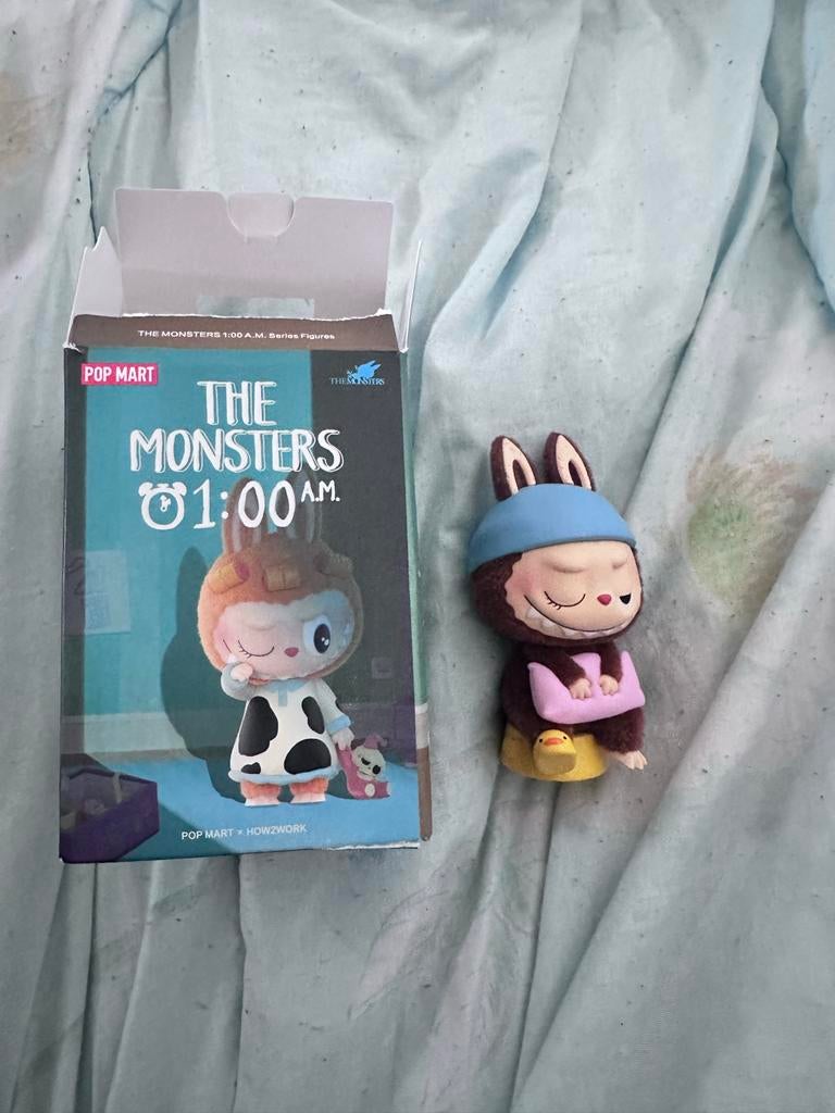 Pop Mart The Monsters 1:00 A.M. Series Figuur, Kinderen en Baby's, Speelgoed | Overig, Zo goed als nieuw, Jongen of Meisje, Ophalen of Verzenden