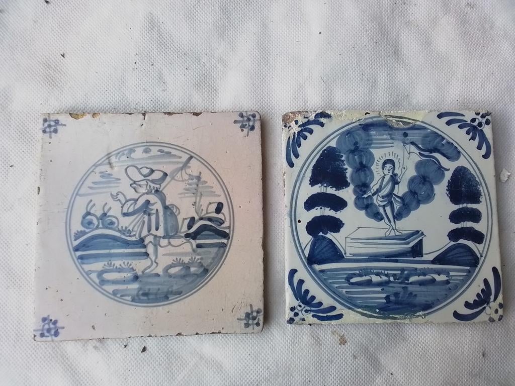 Antieke tegeltjes, Antiek en Kunst, Ophalen