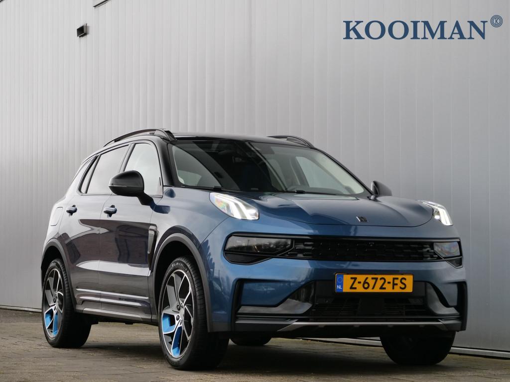 Lynk & Co 01 1.5 Plugin Hybrid 261pk Automaat Apple Carplay, Stof, Blauw, 120 €/maand, Plug-in hybride
