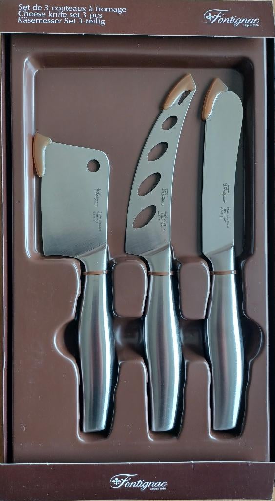 Stijlvolle Kaasmesssen set, Ophalen, Nieuw, Rvs of Chroom, Vaatwasserbestendig