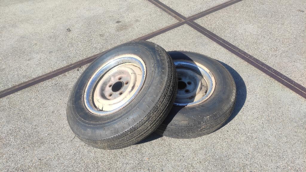 Stalen velgen en naven voor Daimler V8 250 / Jaguar Mk2, Auto-onderdelen, Ophalen of Verzenden, Gebruikt, Jaguar