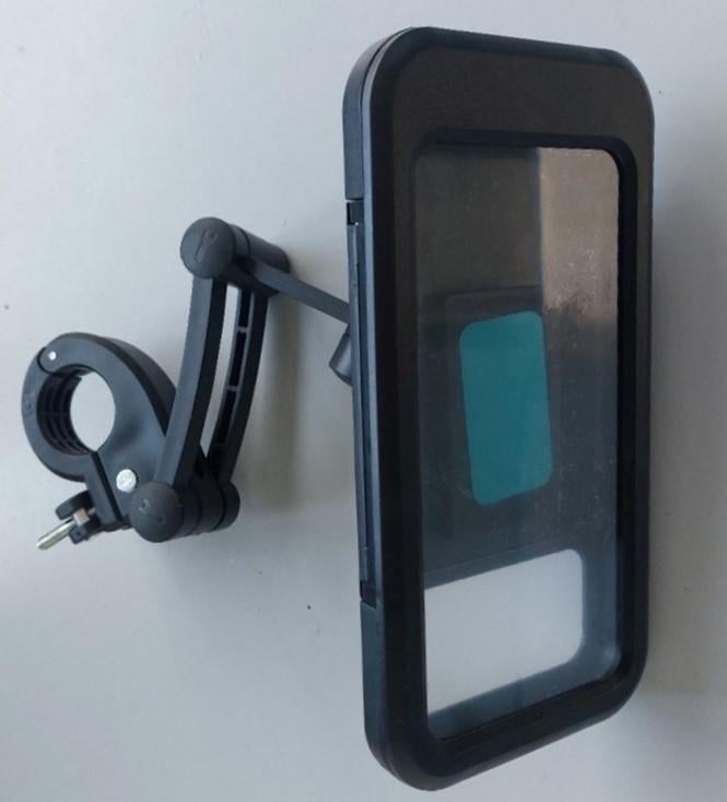 Waterdichte GSM telefoonhouder fiets of motor – Universeel, Ophalen of Verzenden, Zo goed als nieuw, Fiets