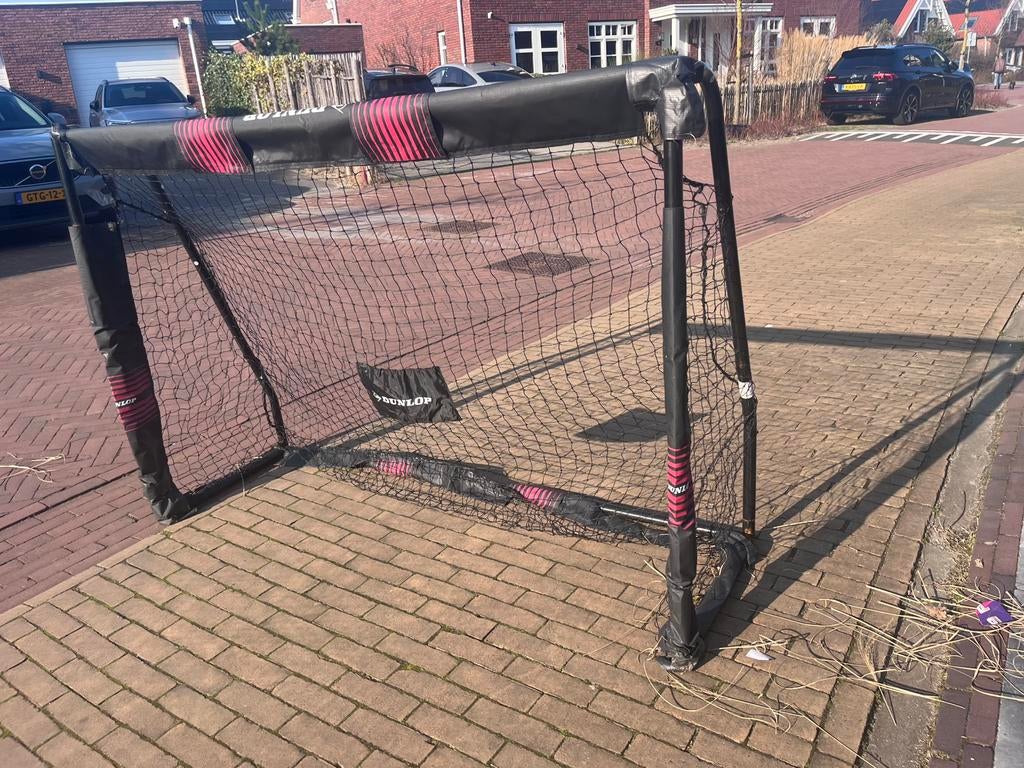 Dunlop voetbaldoel, Ophalen, Gebruikt