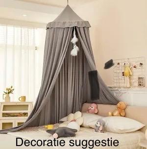 € 2,50 Sfeervolle klamboe / hemeltje – ca. 2.20 m hoog, Ophalen, Gebruikt, Klamboe