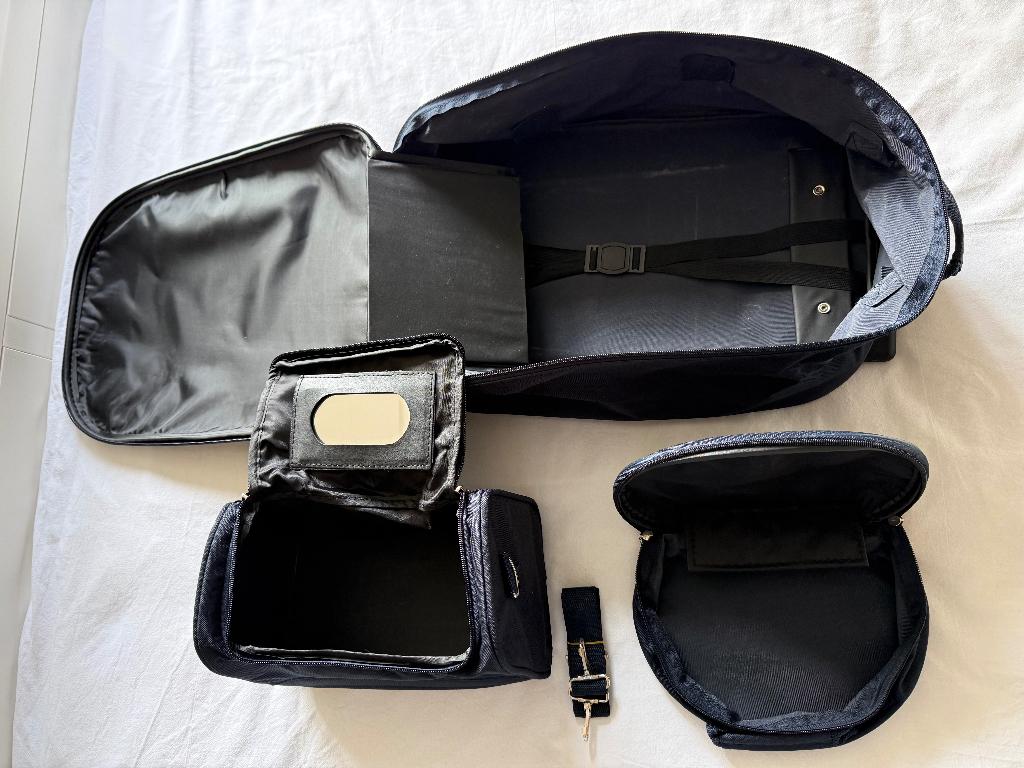 *** 3-delige soft case reisset ***, Ophalen, Overige materialen, Wieltjes, 50 tot 60 cm