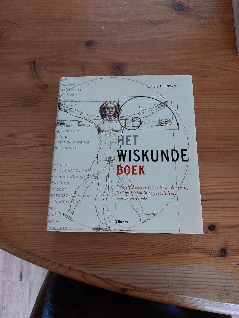 Het Wiskundeboek, Clifford A. Pickover, Zo goed als nieuw, Beta, HBO