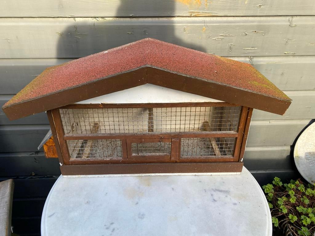 Vogelhok hout vogelkooi voor buiten binnen, Dieren en Toebehoren, Vogels | Hokken en Kooien, Ophalen, Hout, Vogelkooi