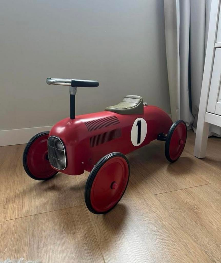 Retro loopauto | rood, Ophalen, Gebruikt