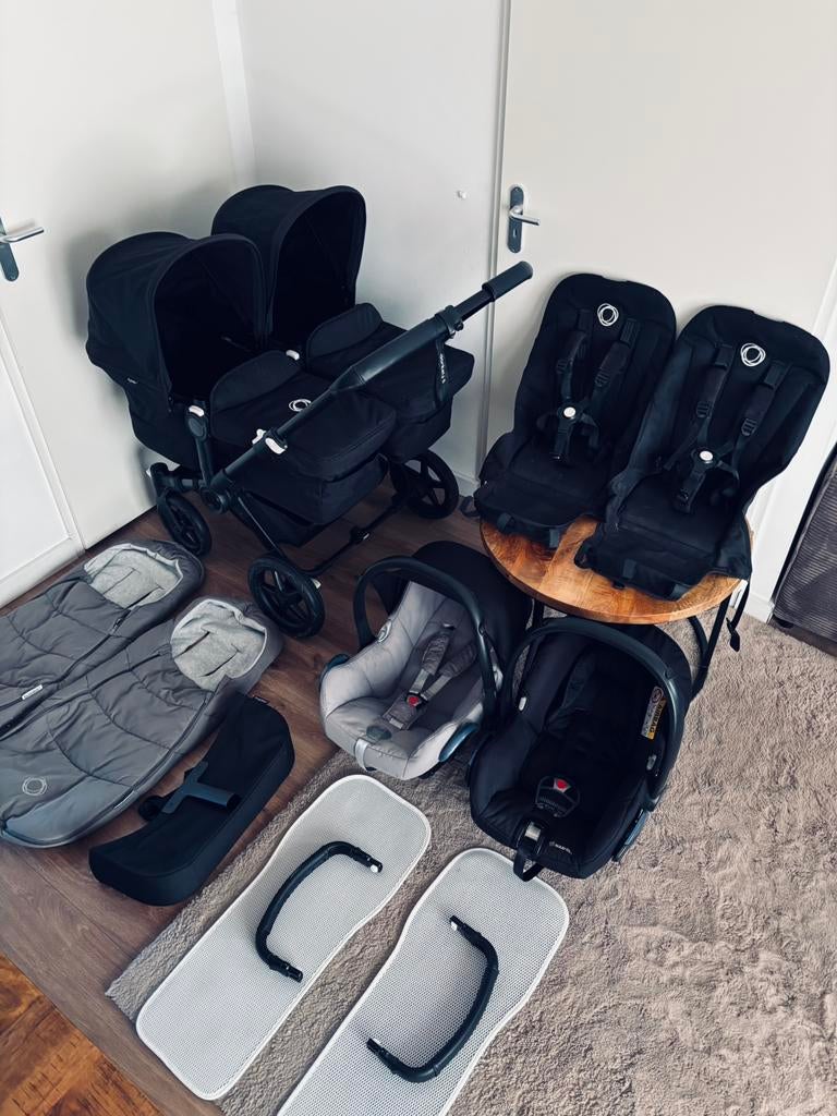 Bugaboo Donkey 5 Twin, Ophalen of Verzenden, Zo goed als nieuw, Overige merken