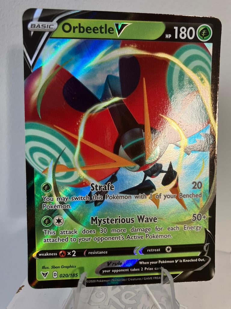 Orbeetle V 020/185 - Vivid Voltage, Hobby en Vrije tijd, Verzamelkaartspellen | Pokémon, Ophalen of Verzenden, Nieuw, Losse kaart