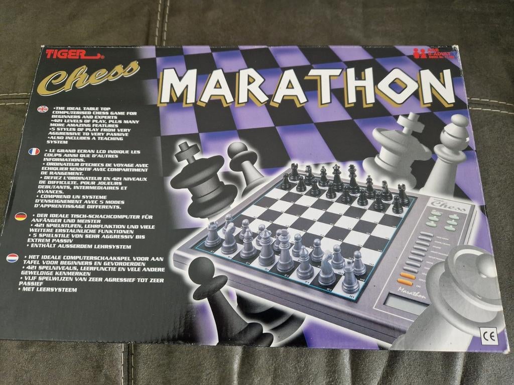 Tiger Chess Marathon Digitaal Schaakspel, Ophalen of Verzenden, Minder dan 500 stukjes