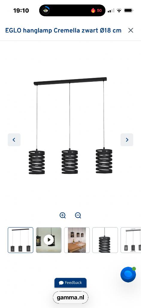 Hanglampen, Ophalen, Zo goed als nieuw, Kunststof, Minder dan 50 cm