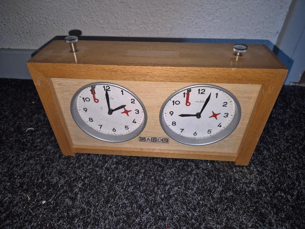 Garde schaakklok, Antiek en Kunst, Ophalen of Verzenden