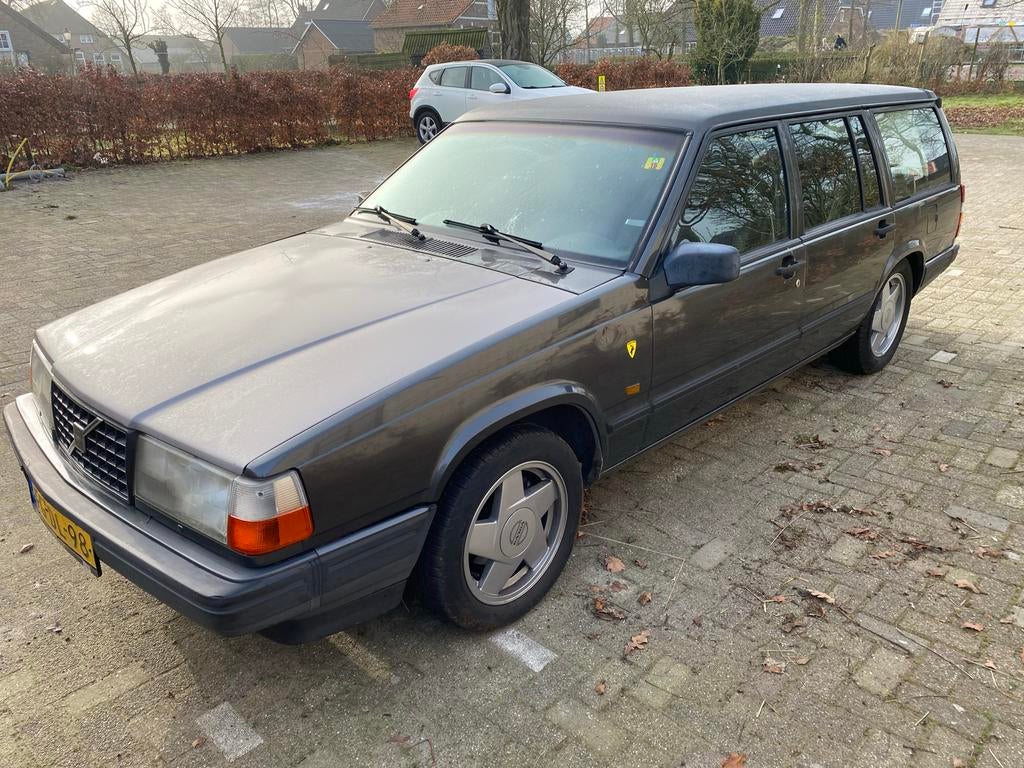 Volvo 940 2.3 GL U9 1992 Grijs, Auto's, Volvo, Zwart, 4 cilinders, Origineel Nederlands, Stationwagon