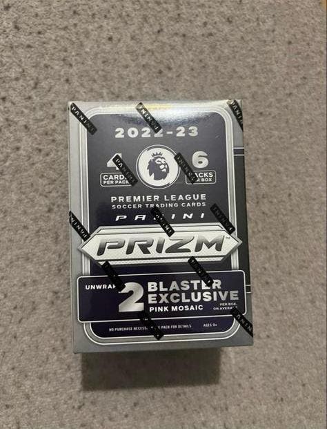 Panini Prizm Premier League 2022-23 Blaster Box, Ophalen of Verzenden, Nieuw, Boosterbox, Foil