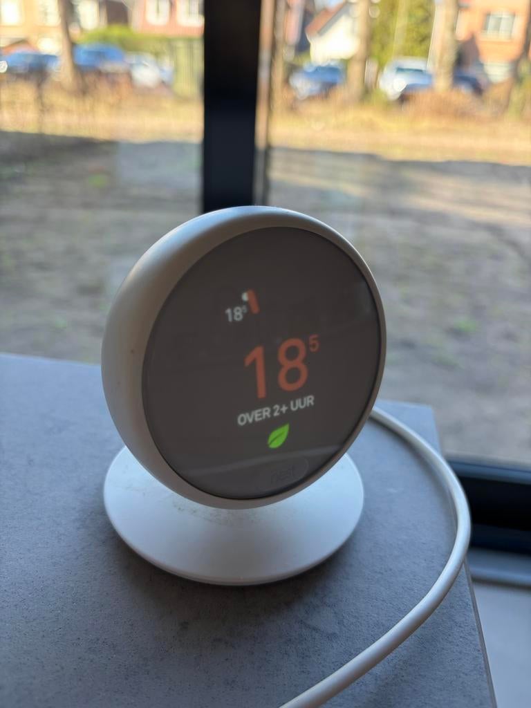 Google Nest Thermostat E slimme thermostaat met Heat Link E, Doe-het-zelf en Verbouw, Ophalen of Verzenden, Slimme thermostaat
