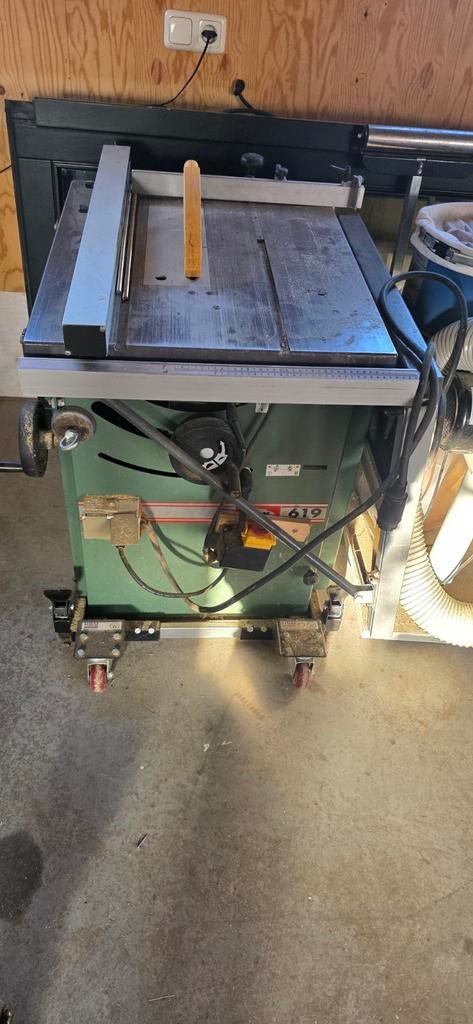 Kity 619 cirkelzaagmachine, Doe-het-zelf en Verbouw, Gereedschap | Zaagmachines, Ophalen, Gebruikt, 70 mm of meer, Afkortzaag